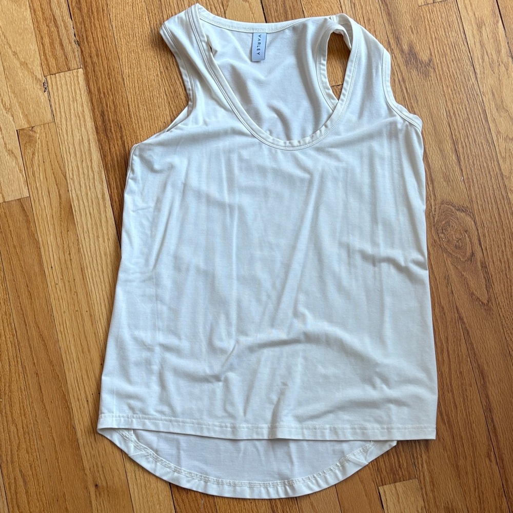 Varley Cream Tank Top